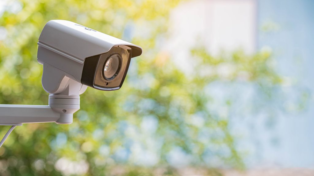 ip,cctv,camera,install,by,have,water,proof,cover,to